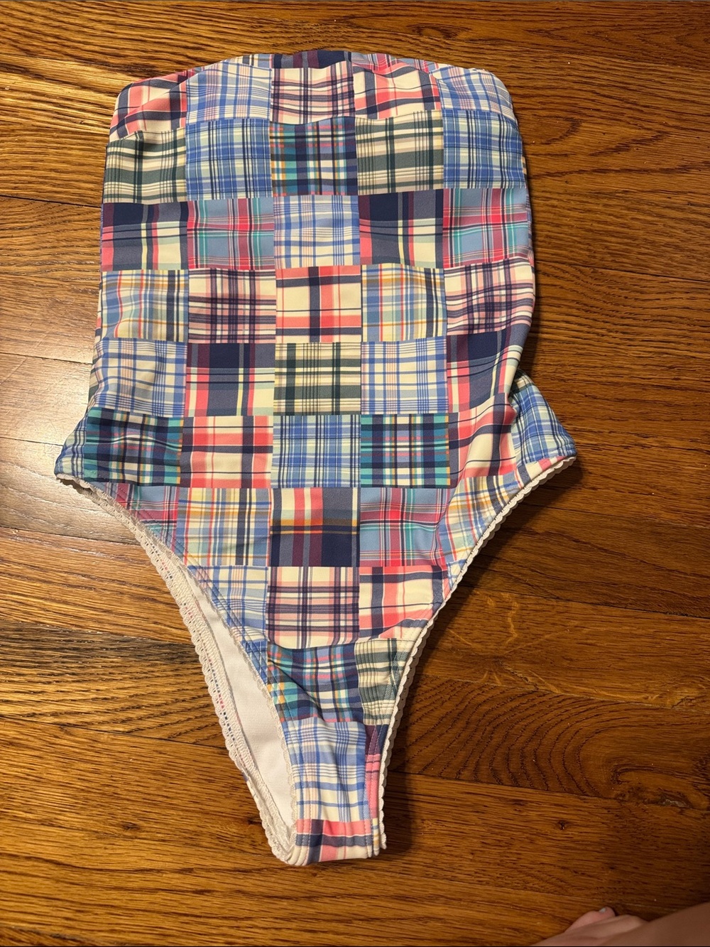 Women’s Plaid One-Piece Swimsuit